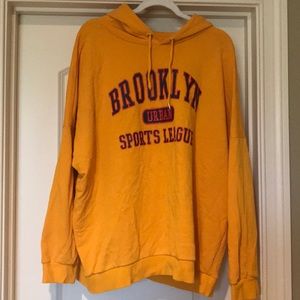 Yellow hoodie